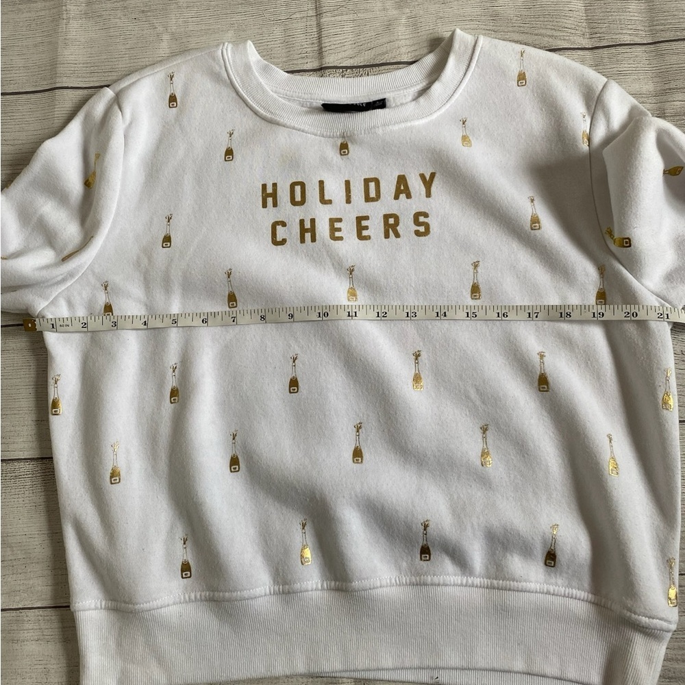 Chemistry White Holiday Sweatshirt - Picture 5 of 5